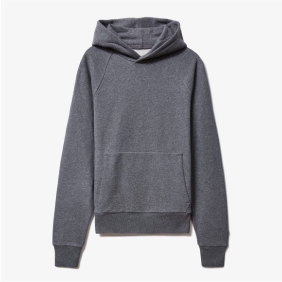 Everlane The Track Hoodie NWT Size XS Organic Cotton UNISEX - Picture 2 of 8